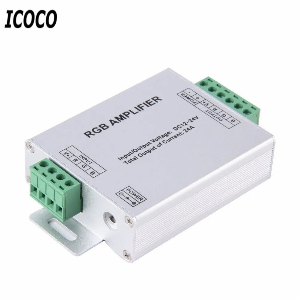 4A Amplifier Repeater for Extend Signal LED 5050 3528 RGB Strip Light DC12-24V Power Console Controller | Освещение