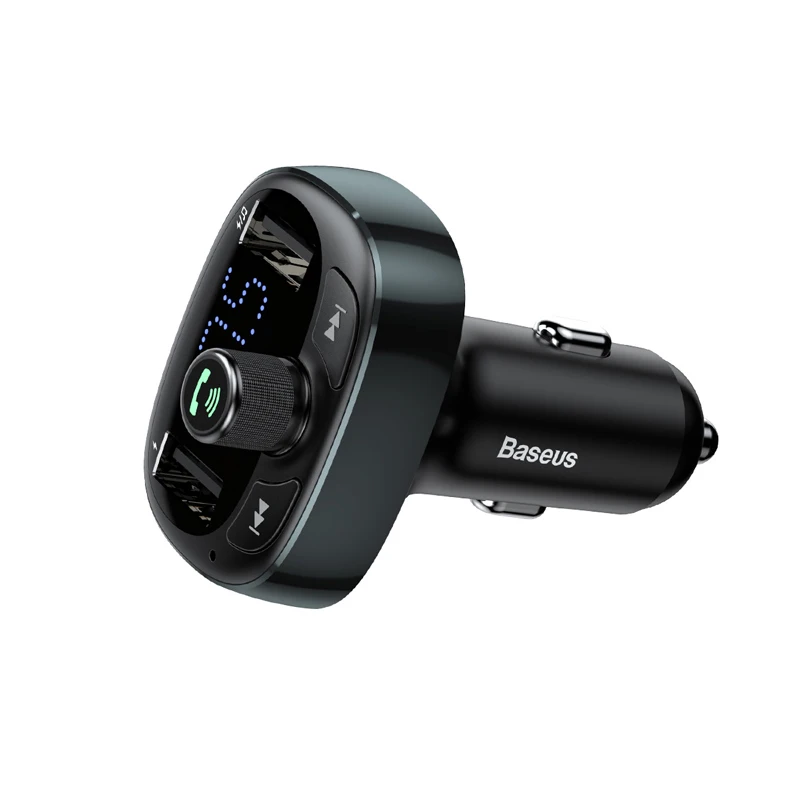 tarnish Baseus fm-передатчик модулятор Bluetooth Handsfree автомобильный комплект аудио mp3-плеер с 3.4A двойной USB автомобильный fm-передатчик зарядное устройство для телефона - Название цвета: tarnish