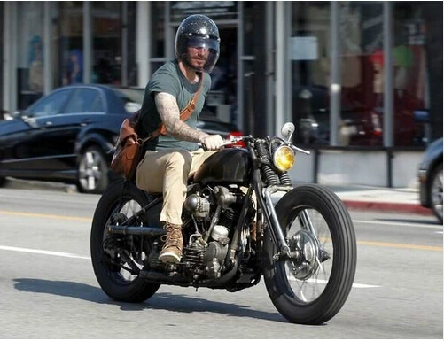 Винтажный Ретро мотоциклетный козырек с 3 защелками и открытым лицом для