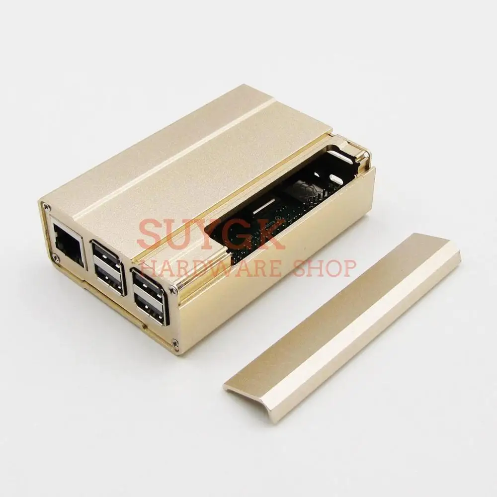 C35 Алюминий металлический корпус для RaspberryPI3 Модель B + плюс RaspberryPI 2B металлическая