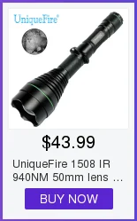 UniqueFire 1505 IR 850nm 4715AS Ночное видение фонарик инфракрасная лампа зум 3 режима T50 фонарь для охоты