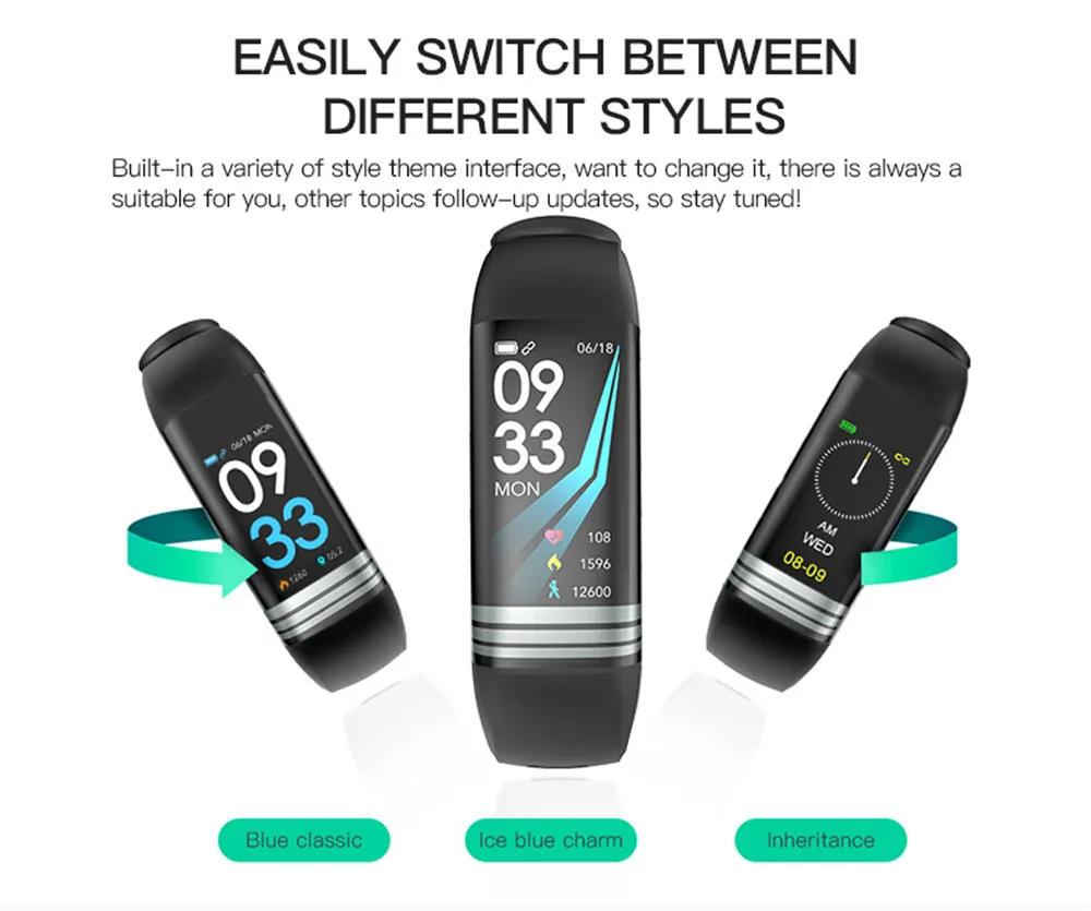 Smarcent G26 Plus умный Браслет фитнес-трекер для измерения сердечного ритма IP67 Водонепроницаемый G26S Смарт Браслет для измерения кровяного давления кислородный SmartBand