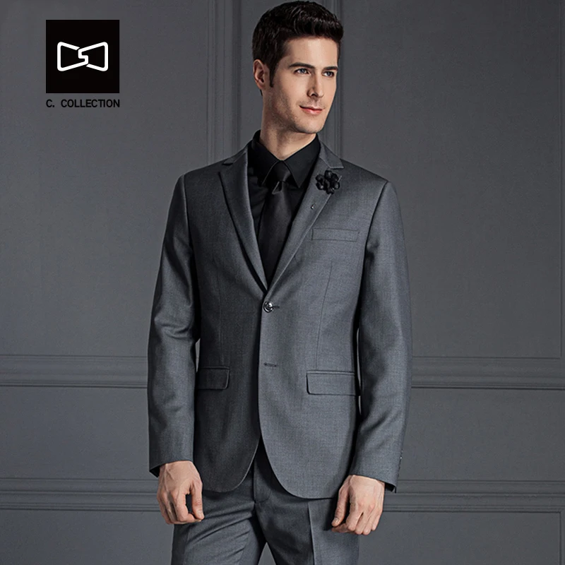 2018 мужской деловой костюм смокинг обтягивающие классические мужские костюмы