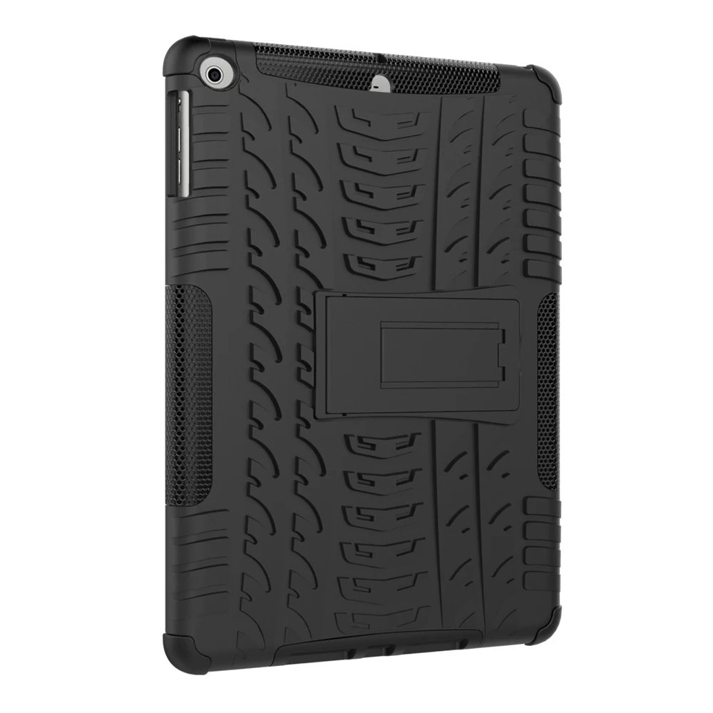 Гибридный чехол для планшета Heavy Duty для iPad Air 2 с жесткой задней крышкой, ударопрочный бронированный пластик + ТПУ # C on.