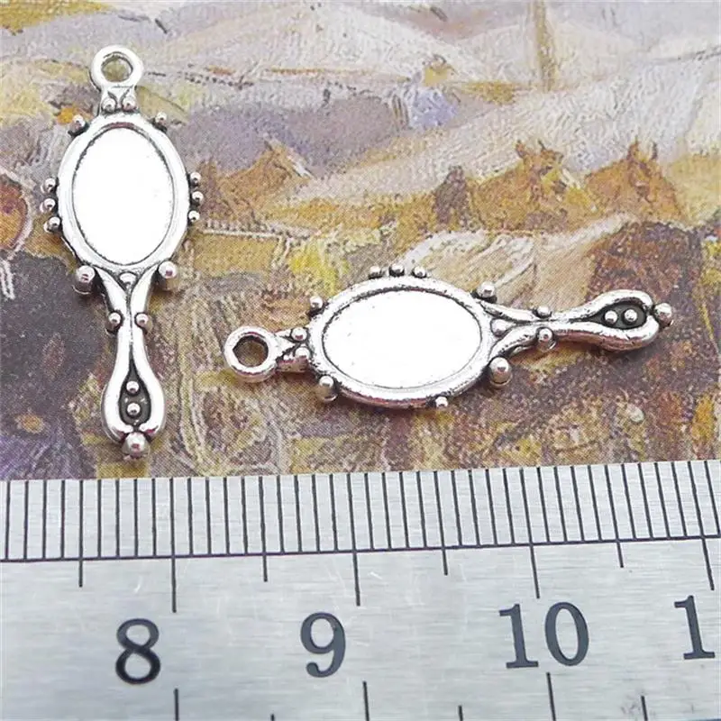 Зеркальная Подвеска 27*10 мм 0 8 г 30 шт./партия|charm pendant|mirror charmcharm pendant diy |