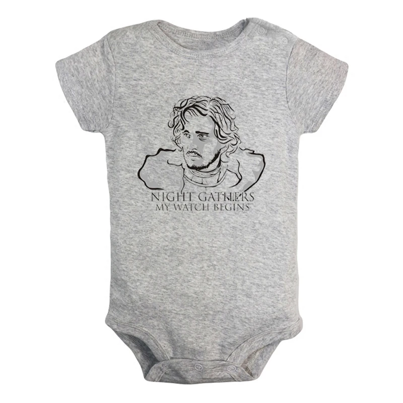 JaBaby2209GD Игра престолов, фанаты ТВ-шоу, Винтажный дизайн с тотемом из племени для новорожденных мальчиков и девочек, Униформа-комбинезон с принтом, боди для младенцев - Цвет: JaBaby2209GD