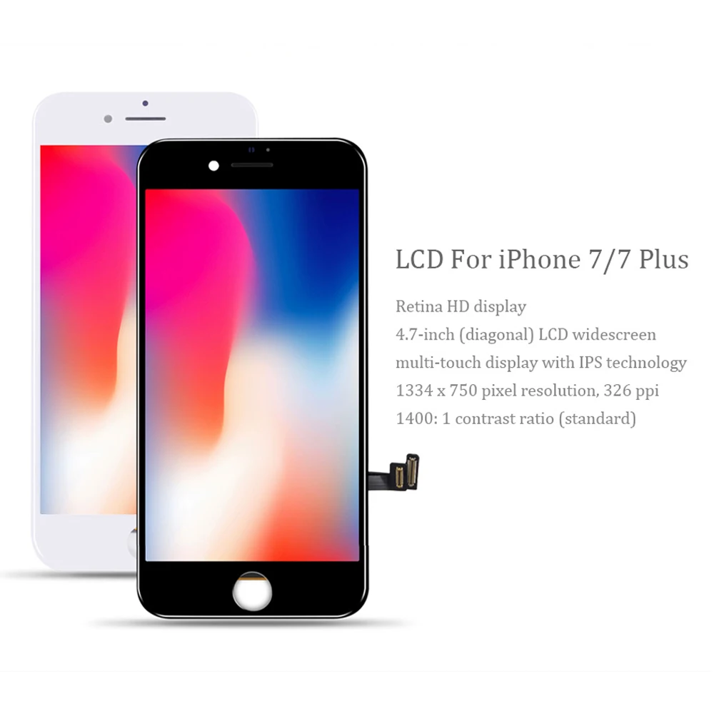 100% AAAA 3D сенсорный Оригинальный ЖК экран для Apple iPhone 7 Plus дисплей Digitizer модуль i