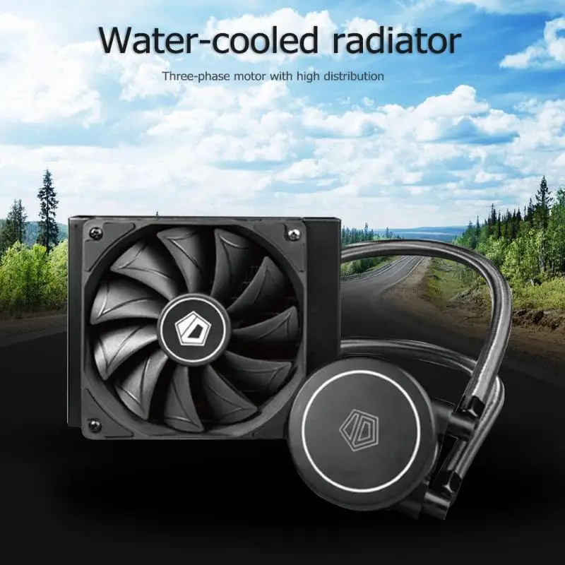 ID COOLING FROSTFLOW X 120 cpu водяного жидкостного охлаждения радиатора для Intel/AMD|Кулеры и