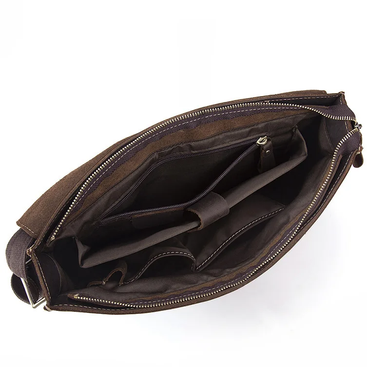 Роскошный деловой мужской портфель из натуральной яловой кожи высокого качества