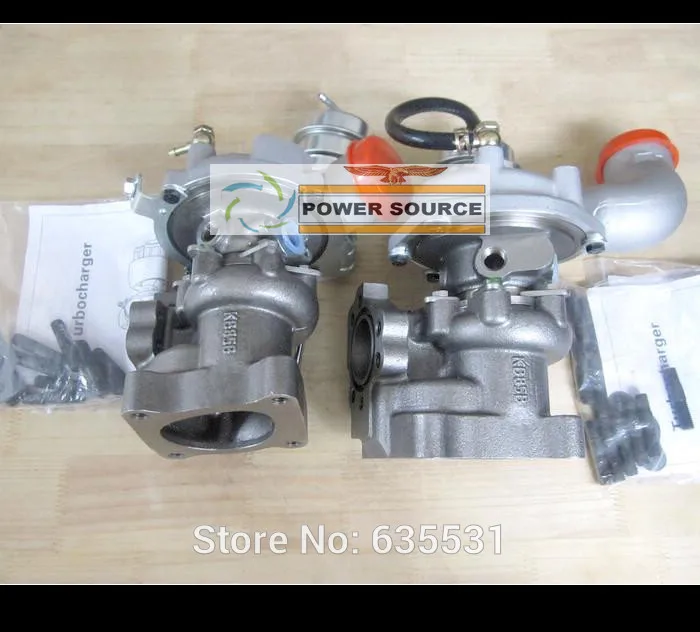 Twin Turbo K03 53039700016 53039700017 078145702R 078145702S 078145704B для AUDI S4 A6 Allroad AJK ARE BES AGB V6 2.7L C5 265HP|turbo k03|turbo