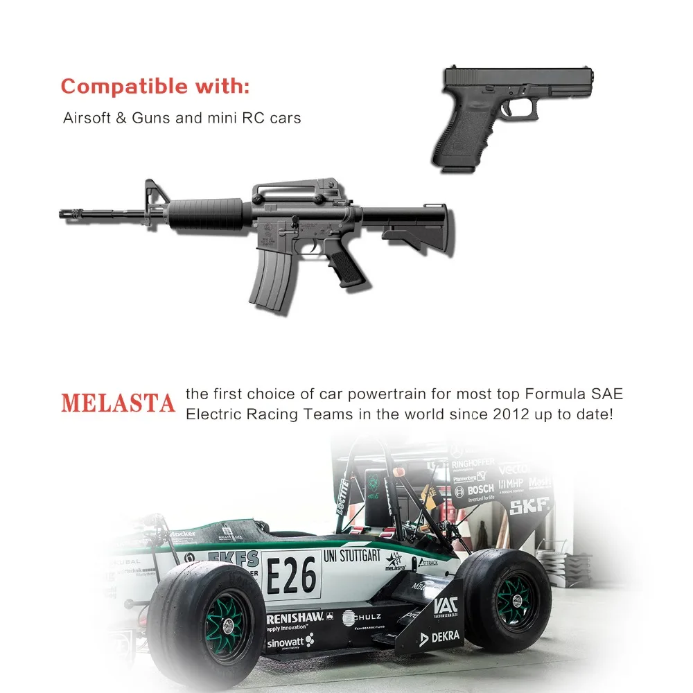2 упаковки 2/3A 8 4 в Ач бабочка нунчак NIMH аккумулятор для мини серии AK AEG