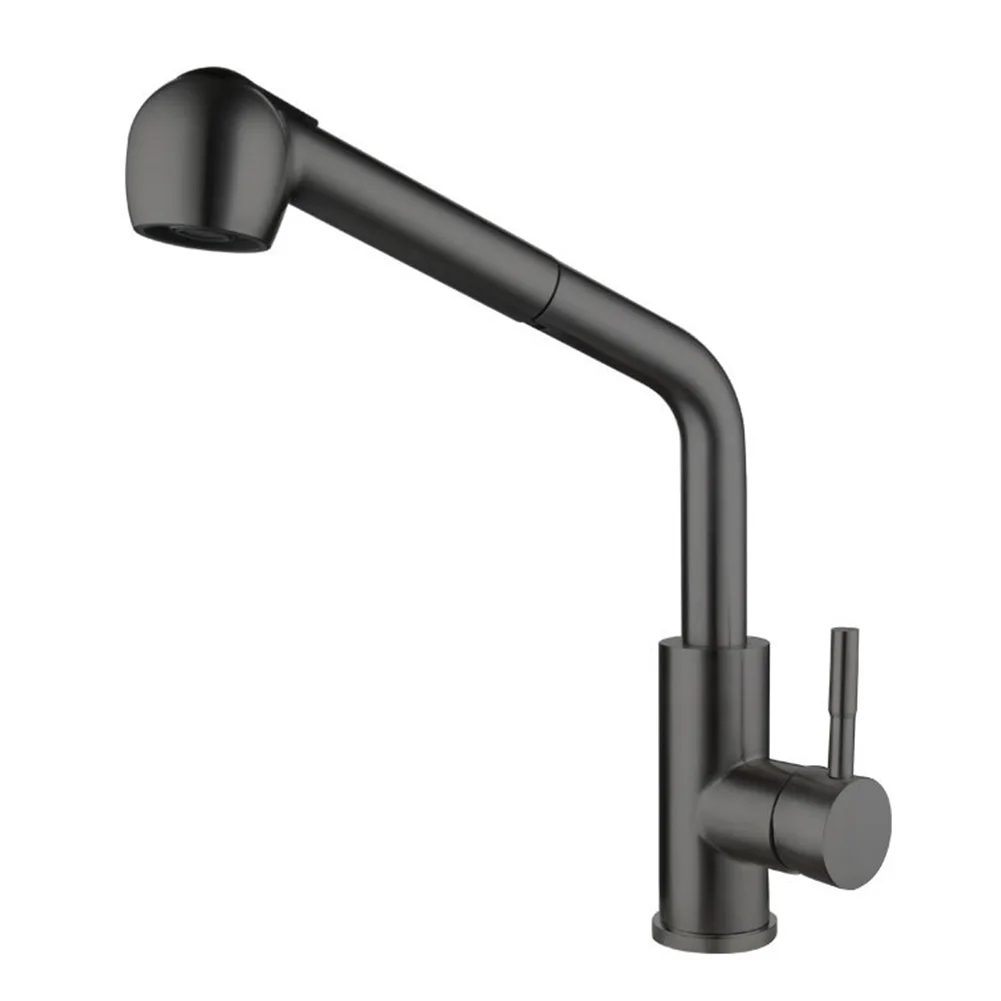 Распылитель поток одной ручкой вращающийся Кухня кран Современная раковина