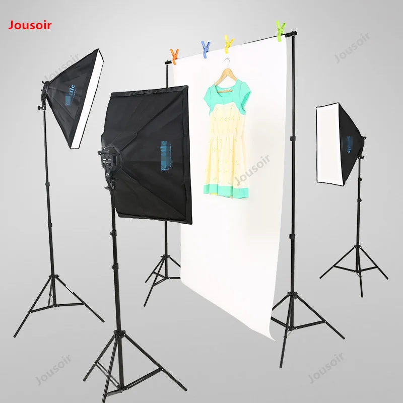 Quadruple lamp photography light set Flexo box always lighting studio clothing portrait Light Lamp CD50 T07 | Электроника