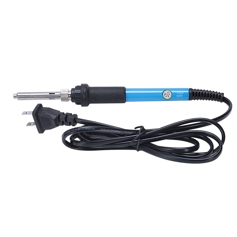 Us Plug 60W 220V 28Pcs Electric Soldering Iron Temp Adjust Wood Embossing Burning Carving Pyrography Engrave Tool Kit +Solder |