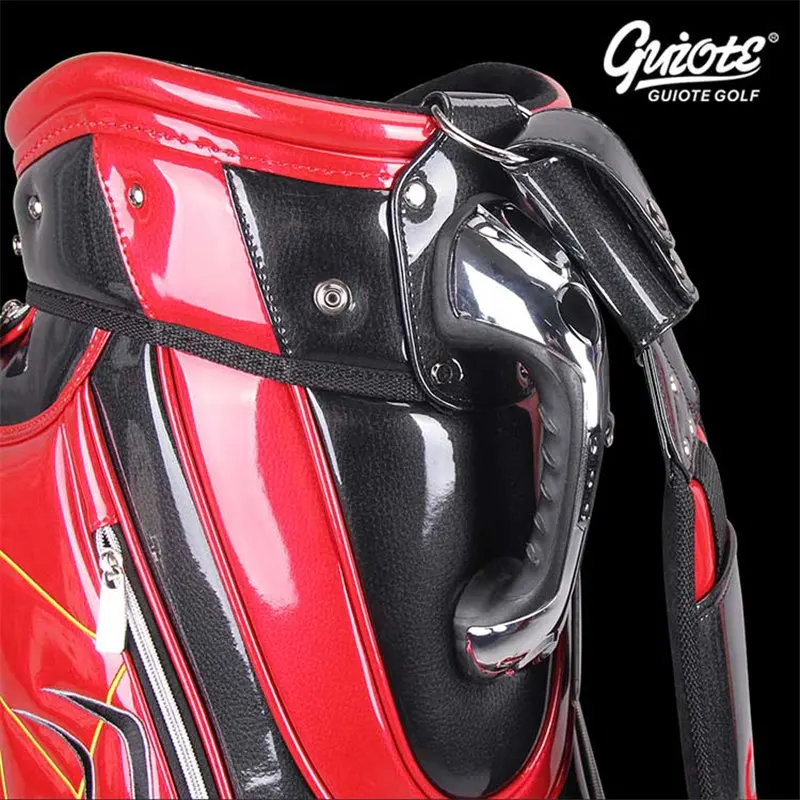 [4 цвета] Widow Maker Spider Golf Caddie сумка для клюшек PU кожаная сумка для гольфа с дождевиком 5-way для мужчин и женщин