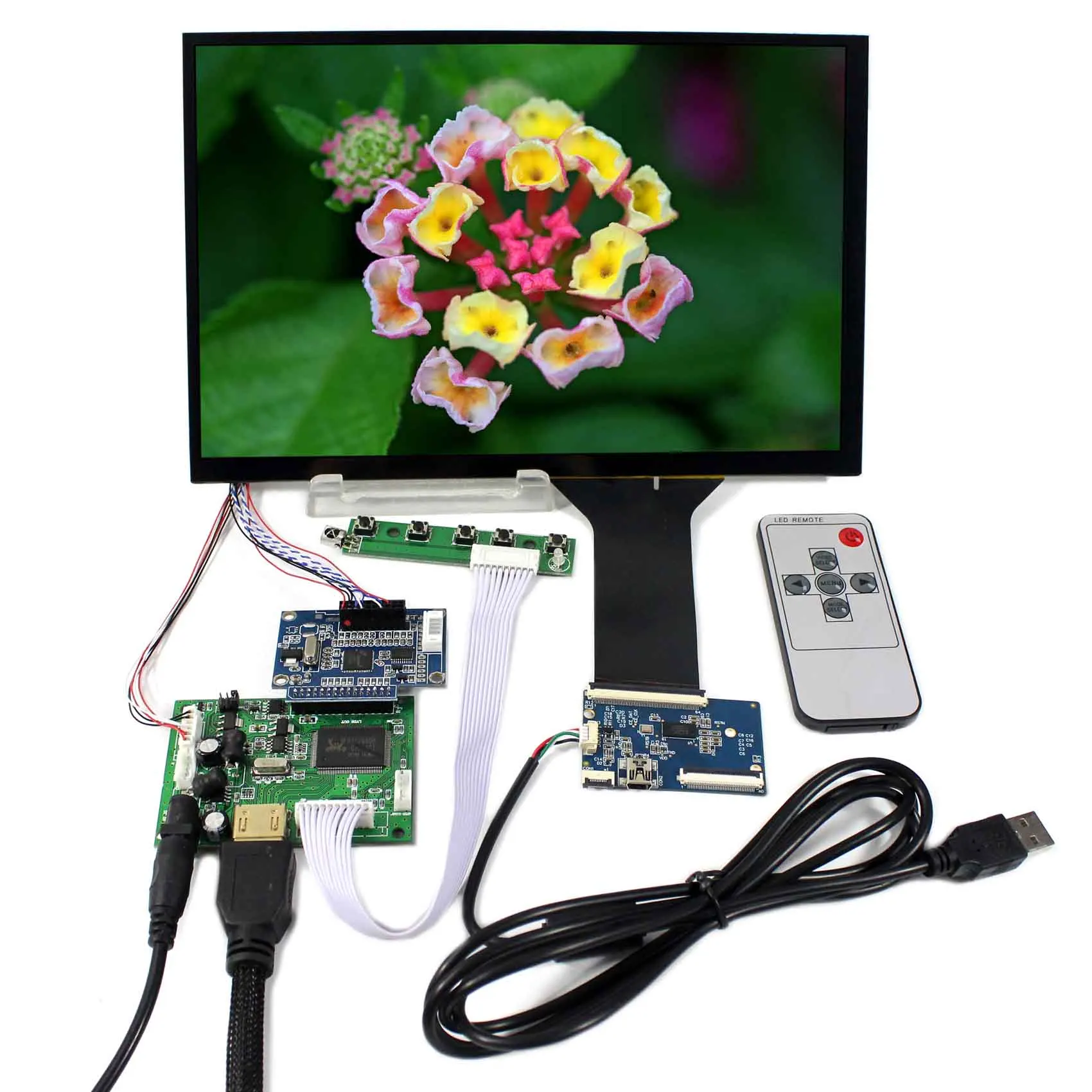 HD MI LCD контроллер платы емкостной сенсорной панели подсветки WLED 40pin eDP разъем 10 1