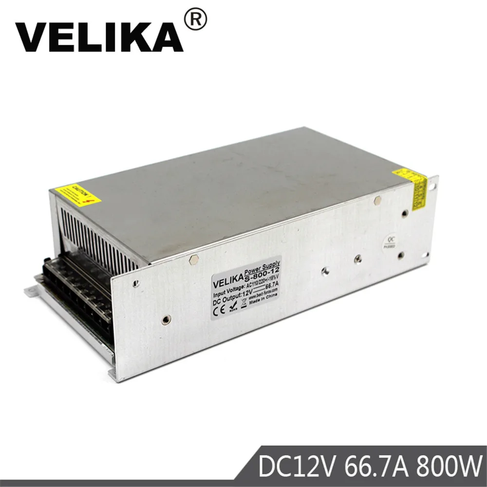 Источник питания DC12V 66.7A 800 Вт импульсные трансформаторы драйвера 220 В 110