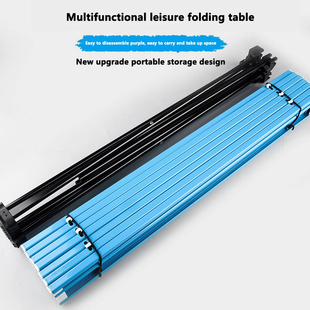 

Foldable Picnic Table Outdoor Picnic Convenient Carrying Durable Outdoor Hiking Ultra Light Aluminum Picnic Table S L