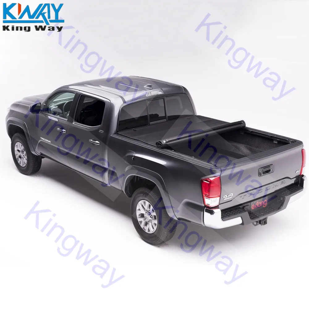 King Way-5'7 футов Мягкая Roll Up Tonneau Крышка для-2009 Dodge Ram Crew 5'" грузовик кровать