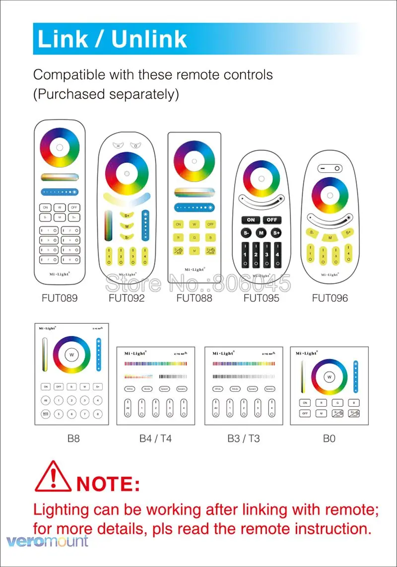 Milight, 6 Вт, 9 Вт, 12 Вт, 15 Вт, 18 Вт, 25 Вт RGB+ CCT светодиодный светильник потолочный локальный светильник AC110V 220V FUT060 061 062 063 064 065 066 068 069