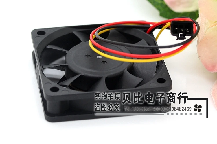 Трехпроводный охлаждающий вентилятор для нового и менее 6 см 12 В 0 21 А 2406KL-04W-B59 |