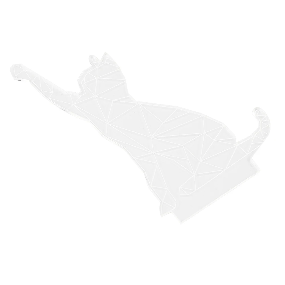 3D кошка светодиодный ночник зарядка через usb в форме животных лампа для украшения