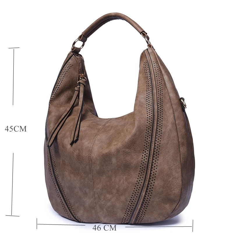 SUNNY SHOP винтажная мягкая искусственная кожа вместительная сумка тоут с кисточками