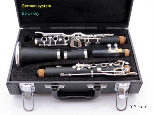 

Professional clarinet German system Bb ebonite 17 KEYS