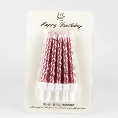 pink 50 box 50 коробка День рождения мечта красочные цветные свечи для торта свадебные вечерние праздничные поставки резьбовые свечи оптом - Цвет: pink 50 box