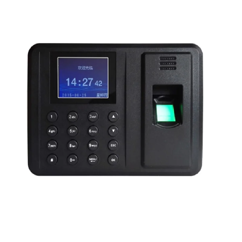 

USB Download Biometric Fingerprint Employee Time Attendance Clock Recorder