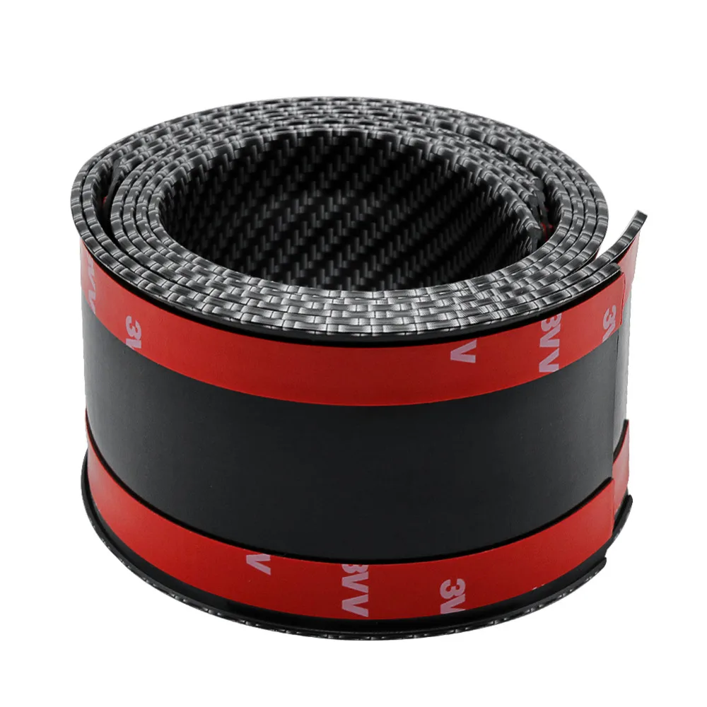 4x автомобильный Стайлинг из углеродного волокна резиновая дверная рама защитная