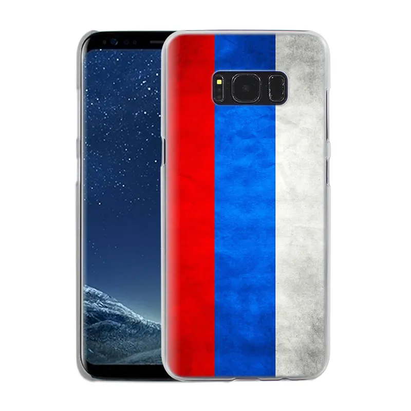 Винтаж флаг России Орел телефонные чехлы для samsung Galaxy S10e S10 S8 S9 плюс M10 M20 M30 A50 S6 S7 Край жесткий чехол повышенной прочности