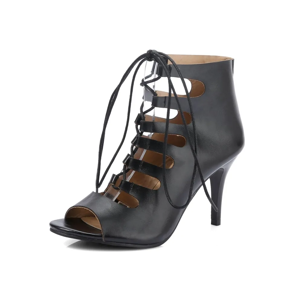 С перекрестной шнуровкой пикантные обувь большого размера фабричная оптовая