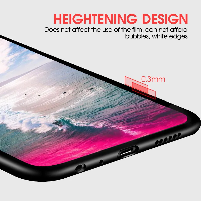 Чехол для Samsung A9 Pro 2019 силиконовая задняя крышка из закаленного стекла чехол
