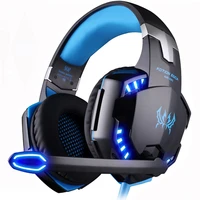 Kotion EACH G2000 Stereo Gaming Headset Deep Bass Computer Game Headphones Earphone with LED Light Microphone for Laptop PS4