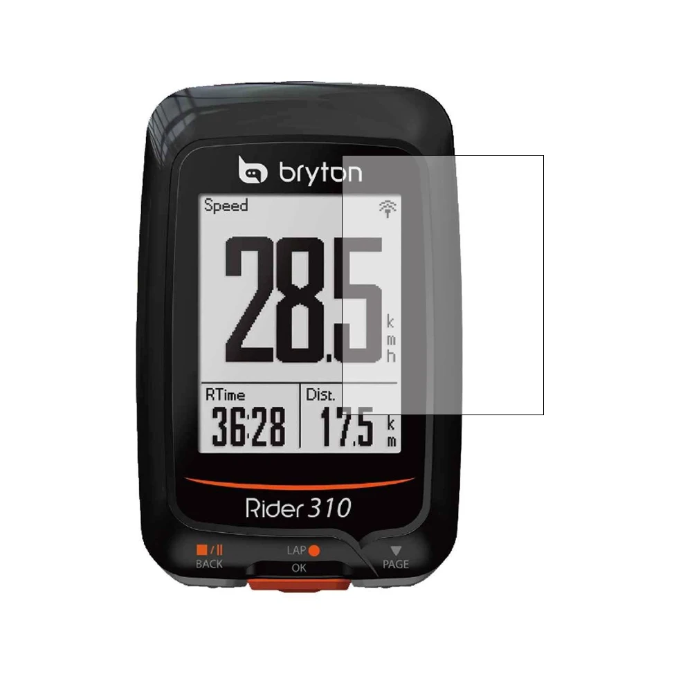 2x прозрачное защитное покрытие ЖК экрана Защитная пленка для Bryton 310 330 GPS