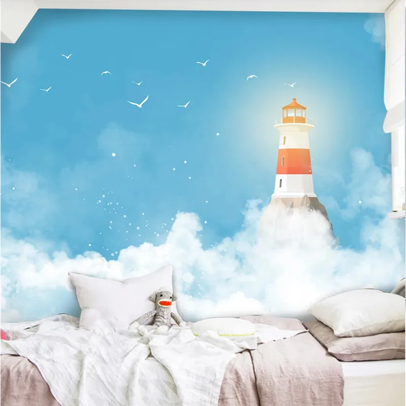 Современный минимализм настенная бумага для детской комнаты 3D