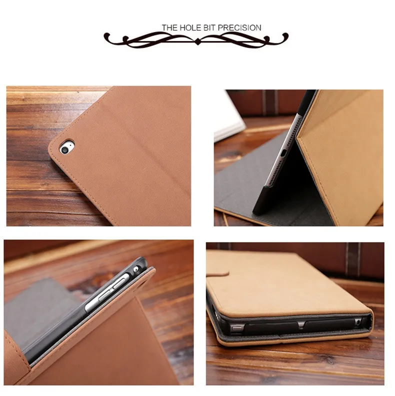 Ретро деловой чехол из ПУ кожи для iPad Air 1 2 Pro 9,7 fundas для Ipad 2 3 4 Mini 1 2 3 4 смарт-чехол для планшетов