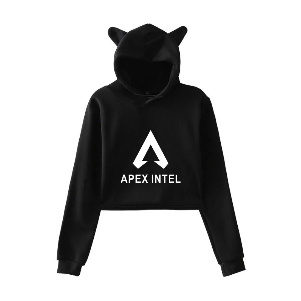 

Apex Legends Cat Ear Hoodies Sweatshirt Cute Kpop Harajuku Hip Hop Casual Women Autumn Soft Hoodies Sweatshirt