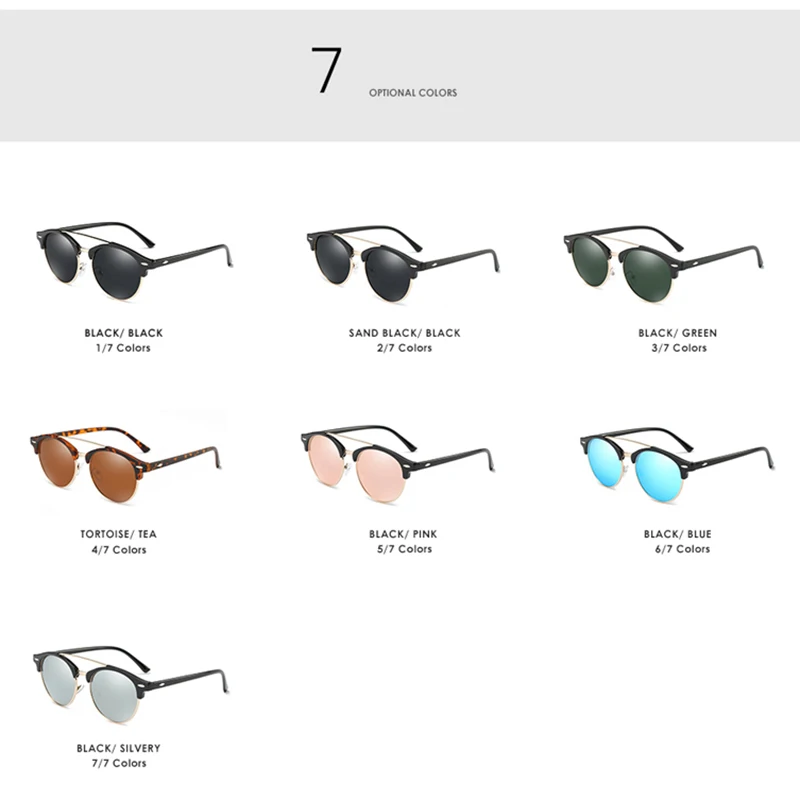 2020 HD Поляризованные новые мужские и женские модные солнцезащитные очки