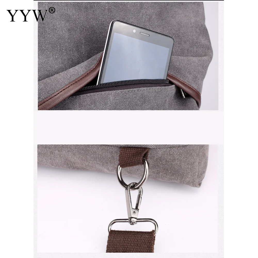 Мужская Холщовая Сумка модная дорожная сумка через плечо для подростков