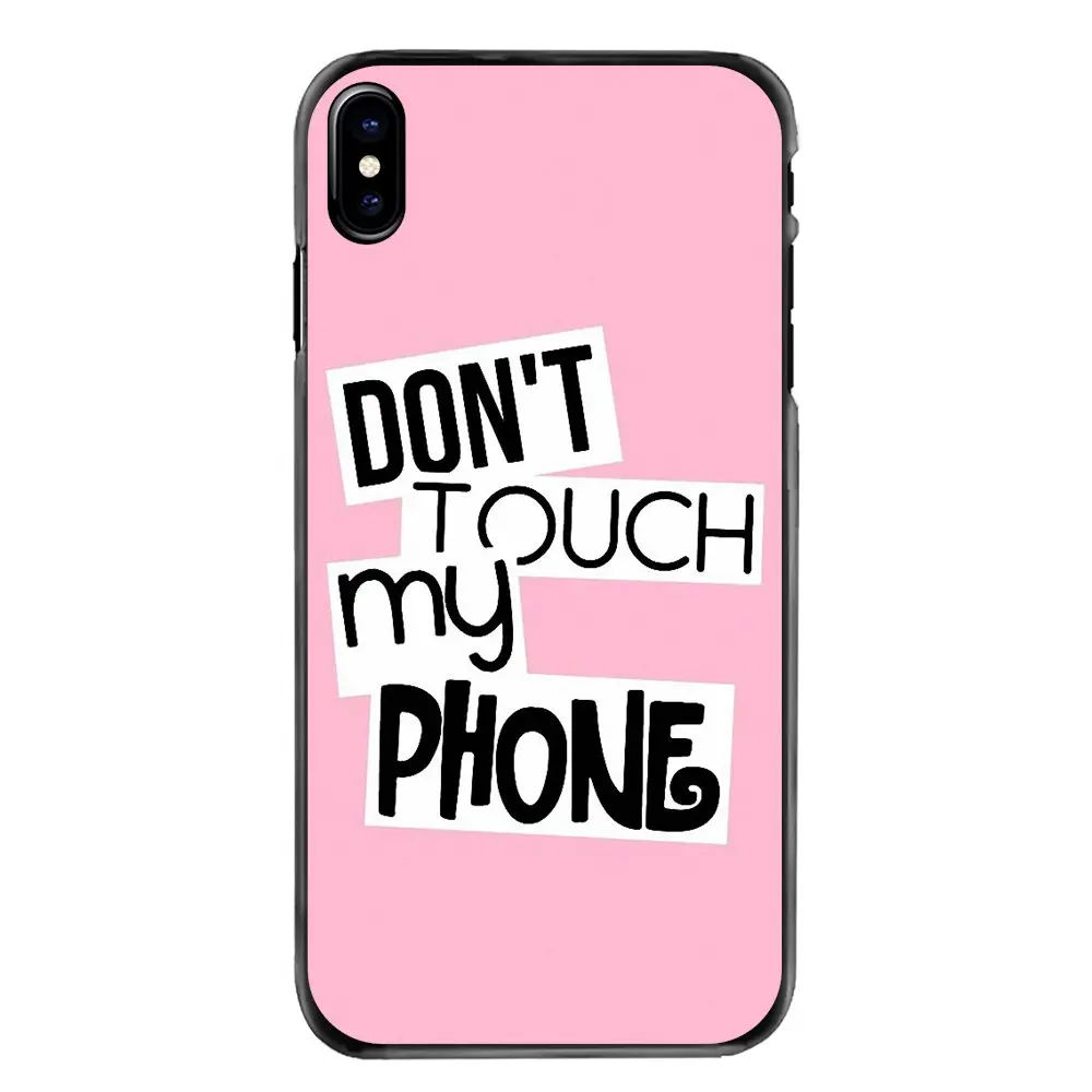 Не надписью Don't Touch My Phone (не трогай мой аксессуары защитный чехол для телефона