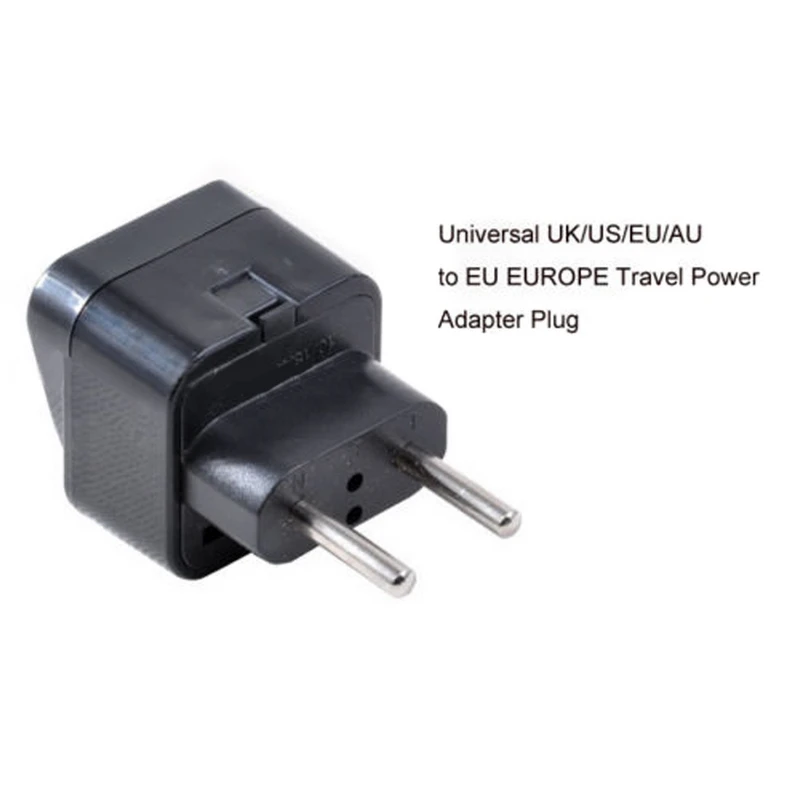 2 контактный Универсальный адаптер питания для Великобритании/США/ЕС/Австралии в