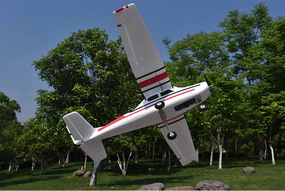 Cessna HJW182 1200 мм размах крыльев EPS тренер для начинающих RC самолет комплект