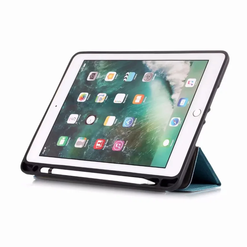 Магнитный чехол для ipad Air 1 2 9,7 дюйма с держателем для карандашей Apple, кожаный смарт-чехол для нового ipad 5 6 9,7