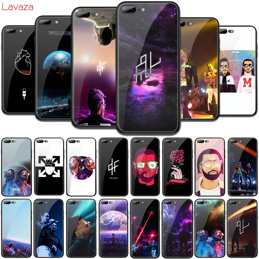 Чехол Lavaza PNL Rapper из закаленного стекла TPU для iPhone 6 6S 7 8 Plus 5 5S SE XR X XS 11 Pro MAX