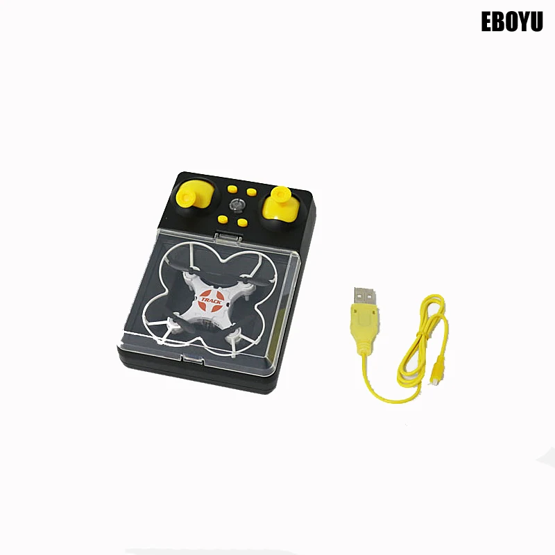 EBOYU QS5016 мини БПЛА гироскоп RC Nano Дрон многоцветный светодиодный 3D флип Безголовый режим RC Квадрокоптер Дрон RTF