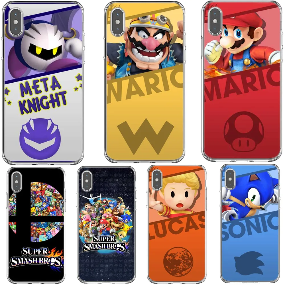 Чехлы для телефонов Super Smashs Bros Pokemons жесткая задняя крышка из ПК чехол iphone 6 6S 7 7Plus 8