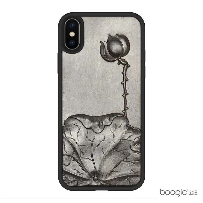 Новинка! Роскошный 3D чехол для телефона с изображением лотоса цветка дракона