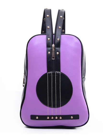 10 шт./лот Ретро Винтаж скрипки форма путешествия рюкзак из искусственной кожи